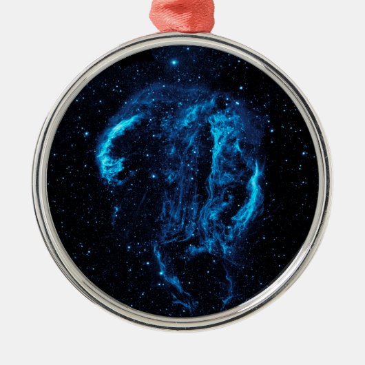 De Cygnus Loop Nebula (NASA) (Buitenruimte) Metalen Ornament (Voorkant)