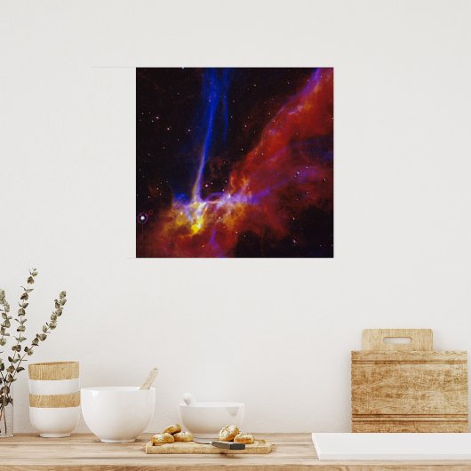 De Cygnus Loop Supernova Remnant Poster (Keuken)