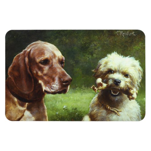 De Cynic en de Filosoof Premium Magnet Magneet (Horizontaal)