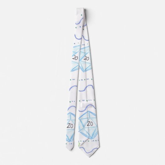 De D20 en de Dice rollers 2 Stropdas (Achterkant)