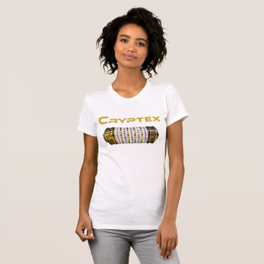 De Da Vinci Code Cryptex T-shirt (Voorkant volledig)