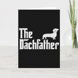 De Dachshund Grappige Wiener Dog Cadeaus Voor Mann Kaart