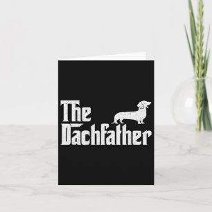 De Dachshund Grappige Wiener Hond Cadeaus Voor Man Kaart