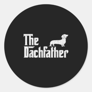 De Dachshund Grappige Wiener Hond Cadeaus Voor Man Ronde Sticker