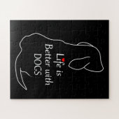De Dachshund-levensduur is beter bij honden Quote  Legpuzzel (Horizontaal)