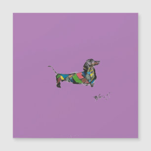 De Dachshund magnetische Kaart
