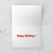 De Dachshund voor Kerstmis Feestdagen Kaart (Binnen)