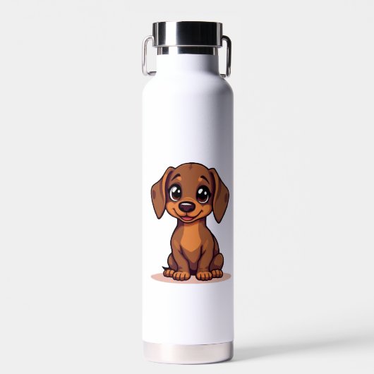De Dachshund waterfles (Voorkant)
