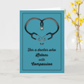 De dag-Arts van nationale Artsen Who luistert Kaart (Gele Bloem)