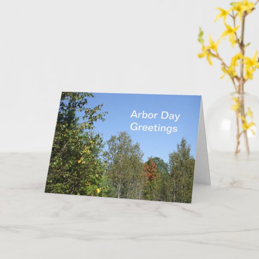 De dag-Bomen van de as Kaart (Gele Bloem)