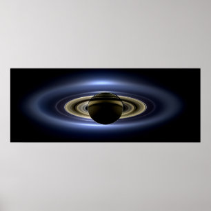 De dag dat de aarde glimlachte door de Cassini rui Poster