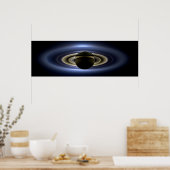 De dag dat de aarde glimlachte - Planet Saturn Poster (Keuken)