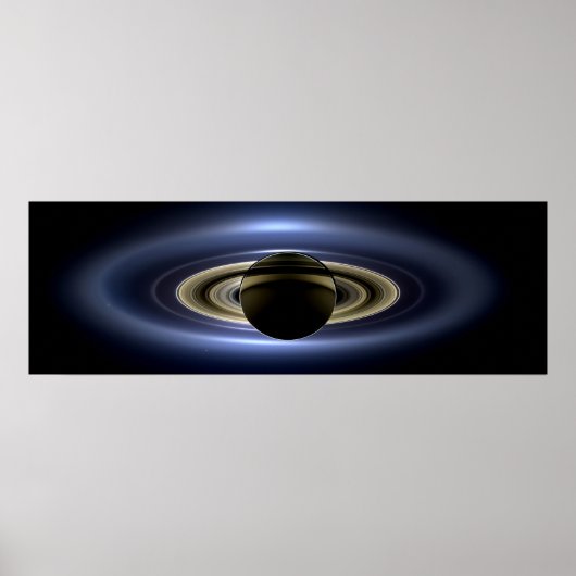 De dag dat de aarde glimlachte - Planet Saturn Poster (Voorkant)