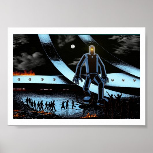 De dag dat de aarde stil stond poster (Voorkant)