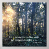 De dag dat de Heer heeft gedrukt Poster (Voorkant)