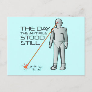 De dag dat de ijskap nog steeds was briefkaart