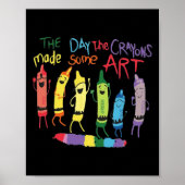 De dag dat de kleurpotloden stoppen met verjaardag poster (Voorkant)