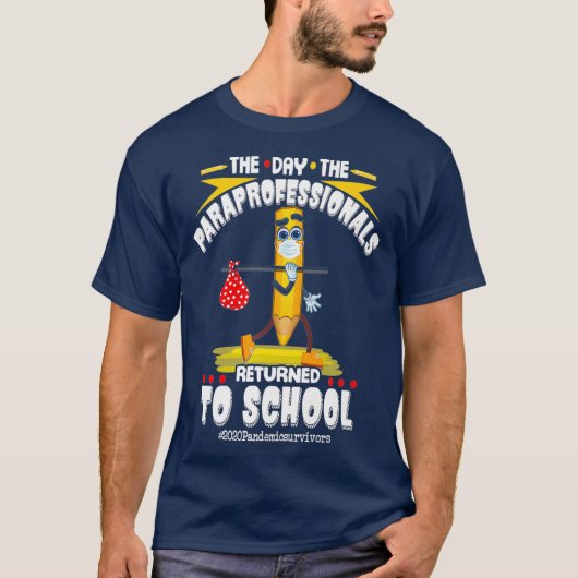De dag dat de vakmensen weer naar school gingen t-shirt (Voorkant)