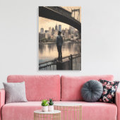 De dag dat geometrie leerde fluisteren canvas afdruk (Insitu (Woonkamer))