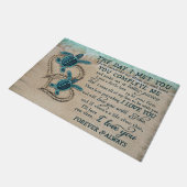 De dag dat ik je ontmoette, voltooide je me deurmat (Schuin)