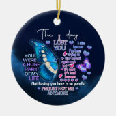 DE DAG DAT IK JE VERLIET KERAMISCH ORNAMENT (Voorkant)