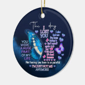 DE DAG DAT IK JE VERLIET KERAMISCH ORNAMENT (Links)