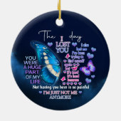 DE DAG DAT IK JE VERLIET KERAMISCH ORNAMENT (Achterkant)