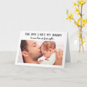 De dag dat ik mijn papa-foto voor het eerst zag Va Kaart (Gele Bloem)