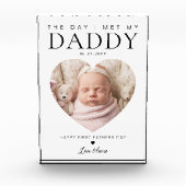 De dag dat ik mijn vader ontmoette, de eerste vade fotoblokken (Voorkant)