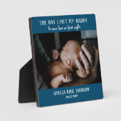 De dag dat ik mijn vader ontmoette. fotoplaat (Voorkant)