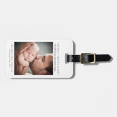 De dag dat ik mijn vader ontmoette... Vaderdag Kee Bagagelabel (Voorkant horizontaal)