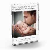 De dag dat ik mijn vader ontmoette... Vaderdag Kee Fotoblokken (Links)