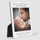 De dag dat ik mijn vader ontmoette... Vaderdag Kee Fotoplaat (Zijkant)