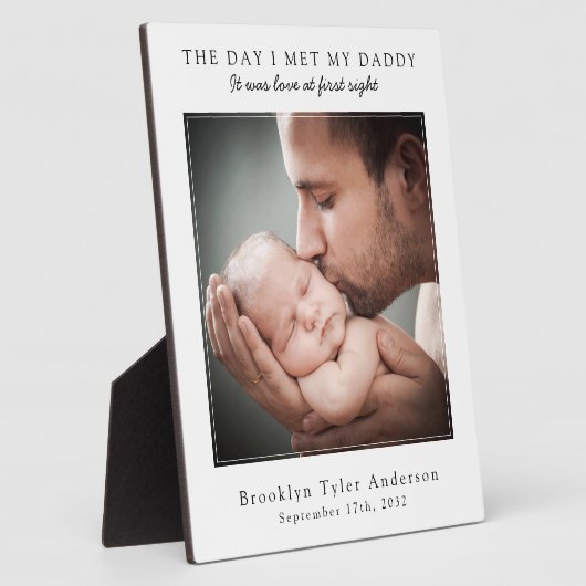 De dag dat ik mijn vader ontmoette... Vaderdag Kee Fotoplaat (Zijkant)