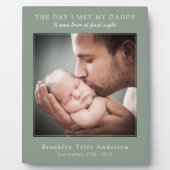 De dag dat ik mijn vader ontmoette... Vaderdag Kee Fotoplaat (Voorkant)