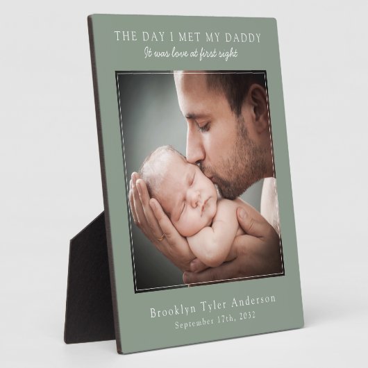 De dag dat ik mijn vader ontmoette... Vaderdag Kee Fotoplaat (Zijkant)