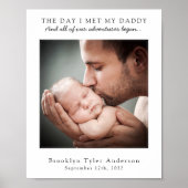 De dag dat ik mijn vader ontmoette... Vaderdag Kee Poster (Voorkant)