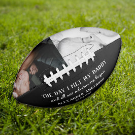 De dag dat ik mijn vaders foto eerste Vaderdag ont American Football