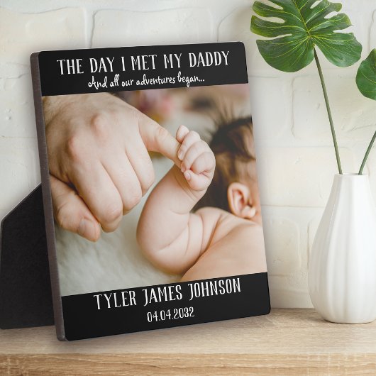 De dag dat ik mijn vaders foto eerste Vaderdag ont Fotoplaat