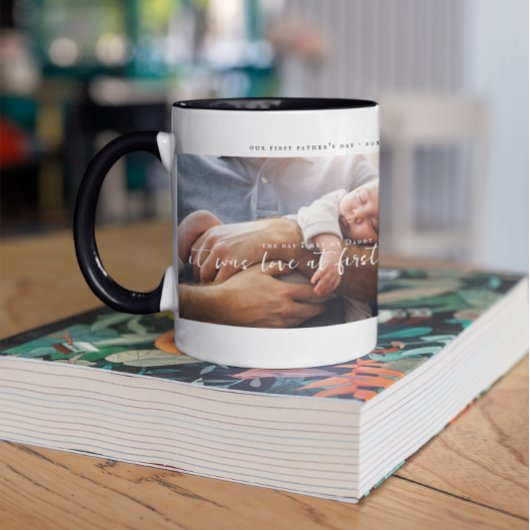 De dag dat ik mijn vaders foto eerste Vaderdag ont Mok