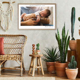 De dag dat ik mijn vaders foto eerste Vaderdag ont Poster