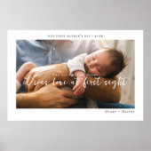 De dag dat ik mijn vaders foto eerste Vaderdag ont Poster (Voorkant)