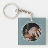 De dag dat ik mijn vaders foto eerste Vaderdag ont Sleutelhanger (Voorkant)