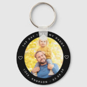 De dag dat ik mijn vaders foto eerste Vaderdag ont Sleutelhanger (Voorkant)