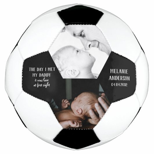 De dag dat ik mijn vaders foto eerste Vaderdag ont Voetbal (Voorkant)