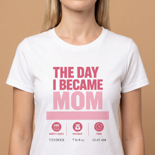 De Dag Dat Ik Moeder Werd T-shirt
