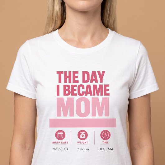 De Dag Dat Ik Moeder Werd T-shirt