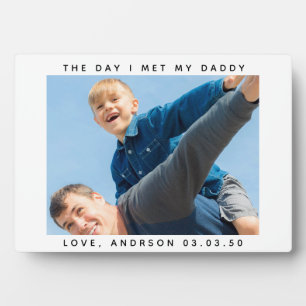 De dag dat ik ontmoette mijn papa foto eerste Vade Fotoplaat