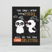 de dag dat ik ophoud van panda zal de dag zijn waa (Staand voorkant)