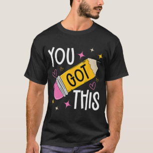 De dag dat je deze Schattigee potloodleraar grappi T-shirt